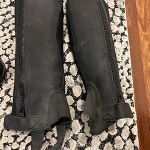 Equestrian youth half chaps